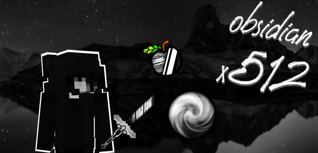 obsidian texture pack preview